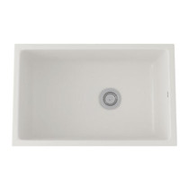 Allia 32" Fireclay Single Bowl Undermount Kitchen Sink Pergame