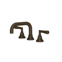 San Giovanni Widespread Lavatory Faucet With U-Spout Tuscan Brass