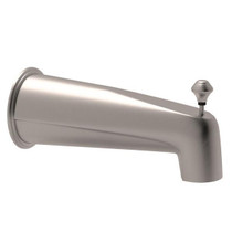 Wall Mount Tub Spout With Diverter Satin Nickel