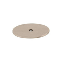 Oval Backplate Large 1 3/4" - Brushed Satin Nickel