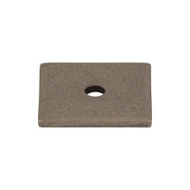 Square Backplate 1" - Pewter Antique