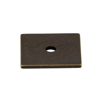 Square Backplate 1" - German Bronze