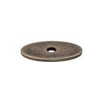 Oval Backplate Small 1 1/4" - Pewter Antique