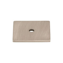 Square Backplate 1 1/4" - Brushed Satin Nickel