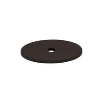 Oval Backplate Medium 1 1/2" - Flat Black