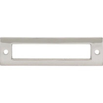 Hollin Backplate 3 3/4" (c-c) - Polished Nickel