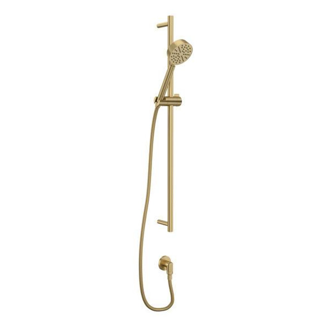 Handshower Set With 31" Slide Bar and Single Function Handshower Antique Gold