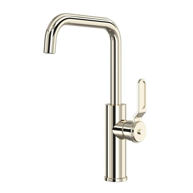 Myrina Bar/Food Prep Kitchen Faucet With U-Spout Polished Nickel