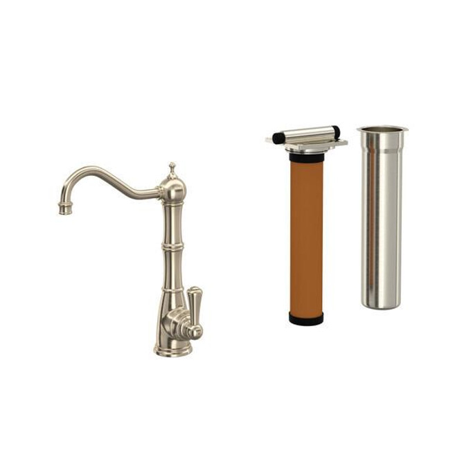 Edwardian Filter Kitchen Faucet Kit Satin Nickel