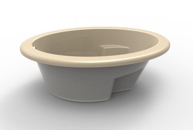 STUDIO OVAL 6642 AC TUB ONLY-BONE