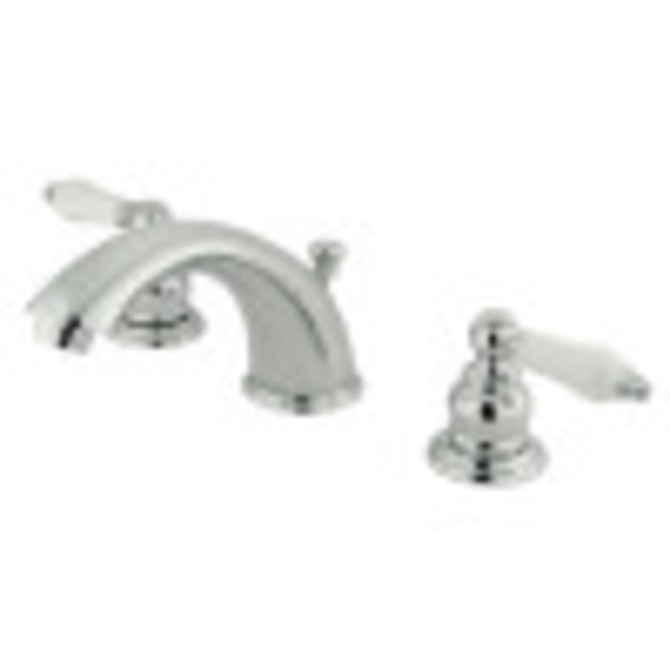 Kingston Brass KB971B Victorian Widespread Bathroom Faucet, Polished Chrome