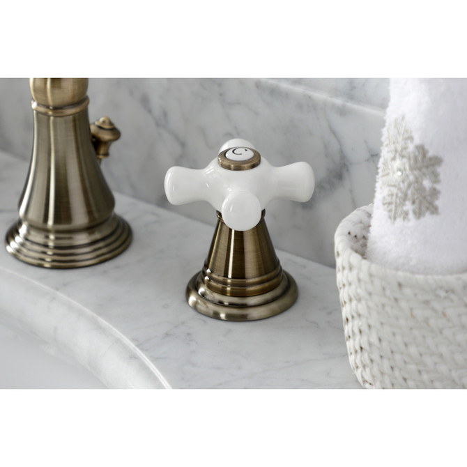 Fauceture FSC19733APX American Classic 8 in. Widespread Bathroom Faucet, Antique Brass