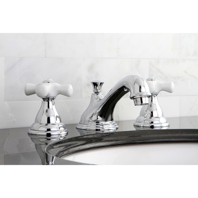 Kingston Brass KS5561PX 8 in. Widespread Bathroom Faucet, Polished Chrome