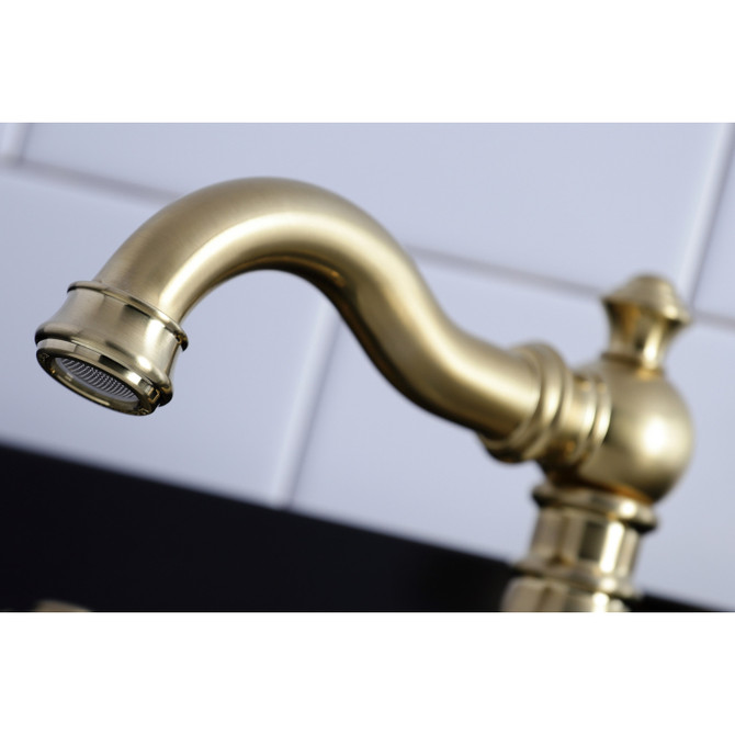 Fauceture FSC1973AX American Classic Widespread Bathroom Faucet, Brushed Brass