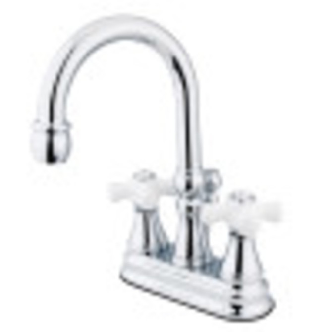 Kingston Brass KS2611PX 4 in. Centerset Bathroom Faucet, Polished Chrome