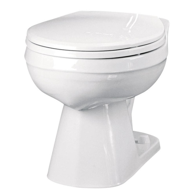 1.1/1.28/1.6gpf Round Front Floor Mounted Top Spud Bowl 1-1/2" Spud 10" Rough-In White