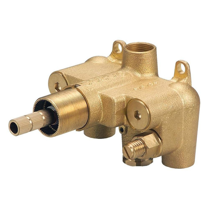 1H 3/4" Thermostatic Valve w/ Stops for Shower Systems