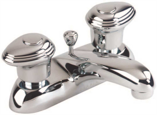 Gerber Hardwater 2H Centerset Lavatory Faucet w/ Metal Pop-Up Drain 1.2gpm Chrome