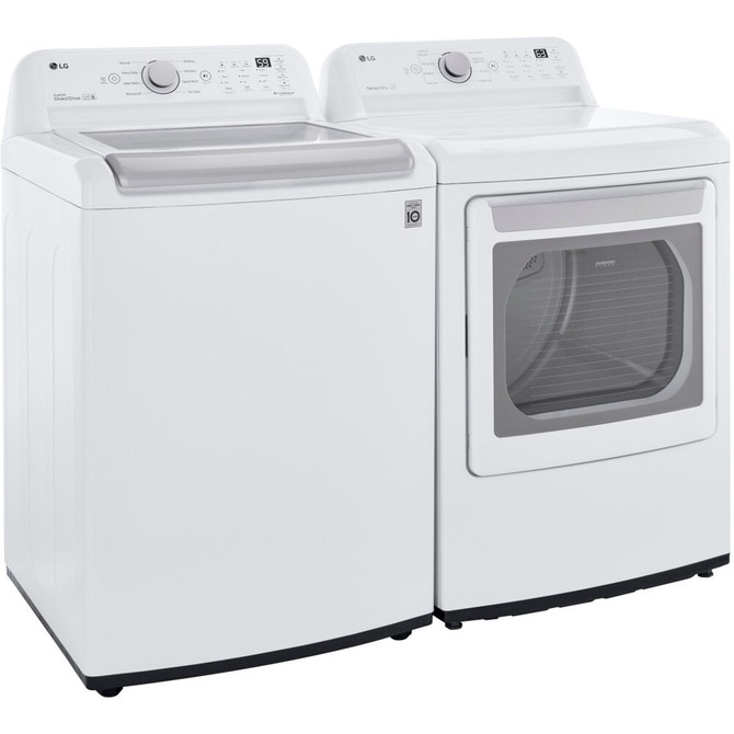 4.8 Top Load Washer (WT7155CW) & 7.3 CF Electric Dryer (DLE7150W)