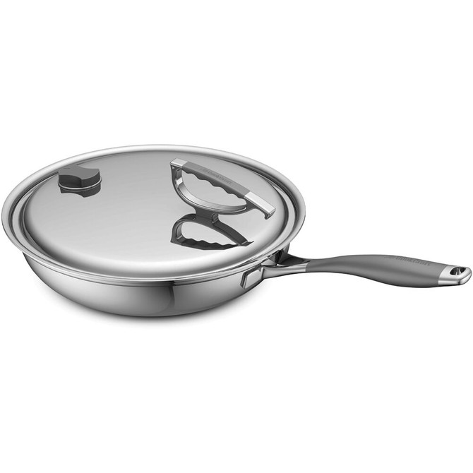 Cookcraft Original Line 13" French Skillet, Patented Lid Latch