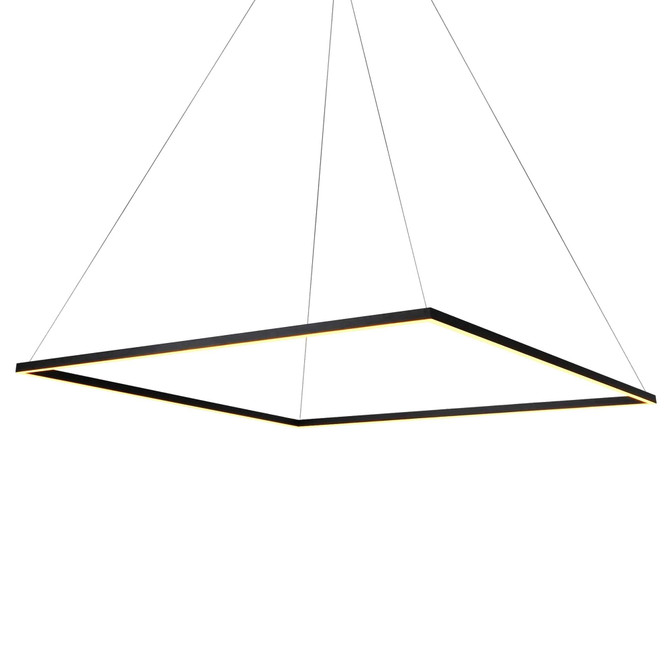 VONN Atria 51" Adjustable Aluminum ETL Certified Integrated LED Chandelier Black