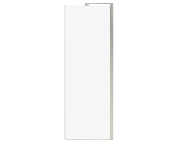 Capella 78 Return Panel for 32 in. Base with GlassShield® glass in Brushed Nickel