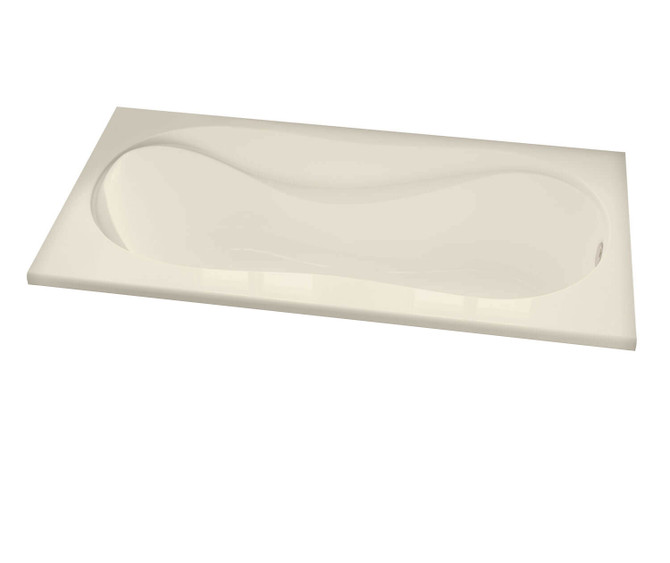 Cocoon 6032 Acrylic Drop-in End Drain Combined Hydrosens & Aerosens Bathtub in Bone