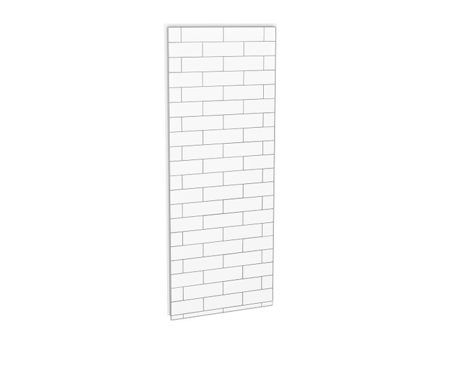 Utile 32 in. Composite Direct-to-Stud Side Wall in Metro Tux