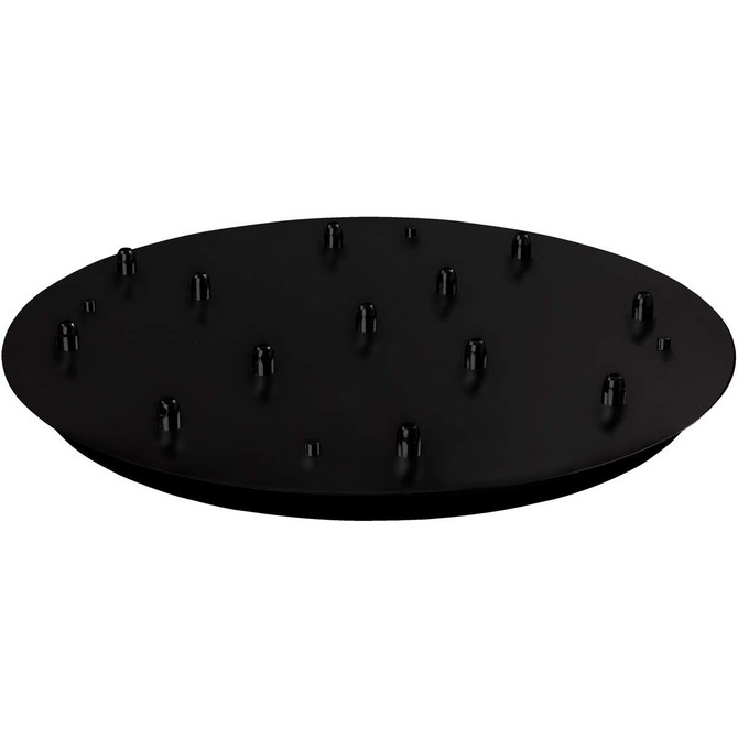 KUZCO Lighting CNP13AC-BK Canopy - 13 Light Port Canopy-1 Inches Tall and 23.63 Inches Wide, Finish Color: Black
