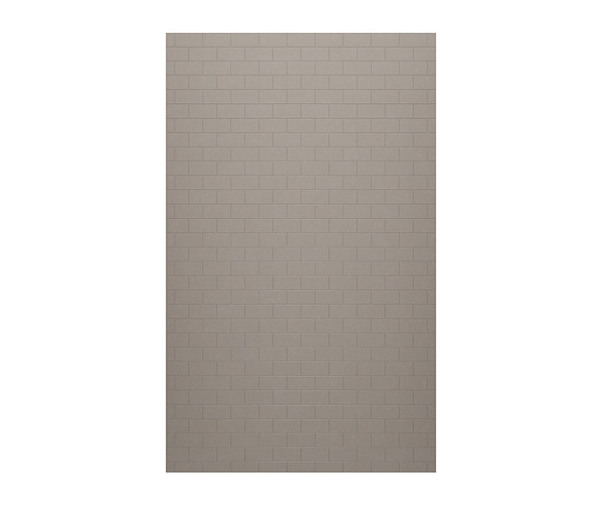 SSST-3696-1 x 36 Swanstone Classic Subway Tile Glue up Bathtub and Shower Single Wall Panel in Clay