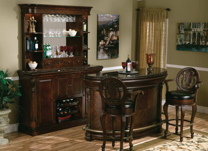 Howard Miller Niagara Hutch Bars&bar Stool