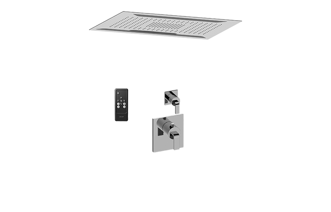 GRAFF AQ2.000SG-LM40E0-PC-T Ceiling-Mount Shower System w/Diverter Valve - Trim