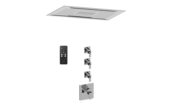 GRAFF AQ4.000SC-LM40E0-PC Ceiling-Mount Shower System