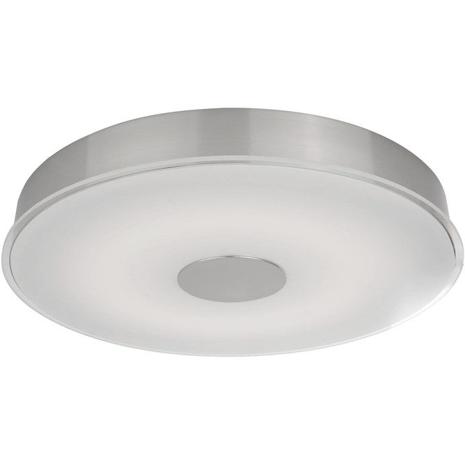 KUZCO Lighting FM7620-BN Parker - 45W LED Flush Mount-2.5 Inches Tall and 19.5 Inches Wide, Finish Color: Brushed Nickel