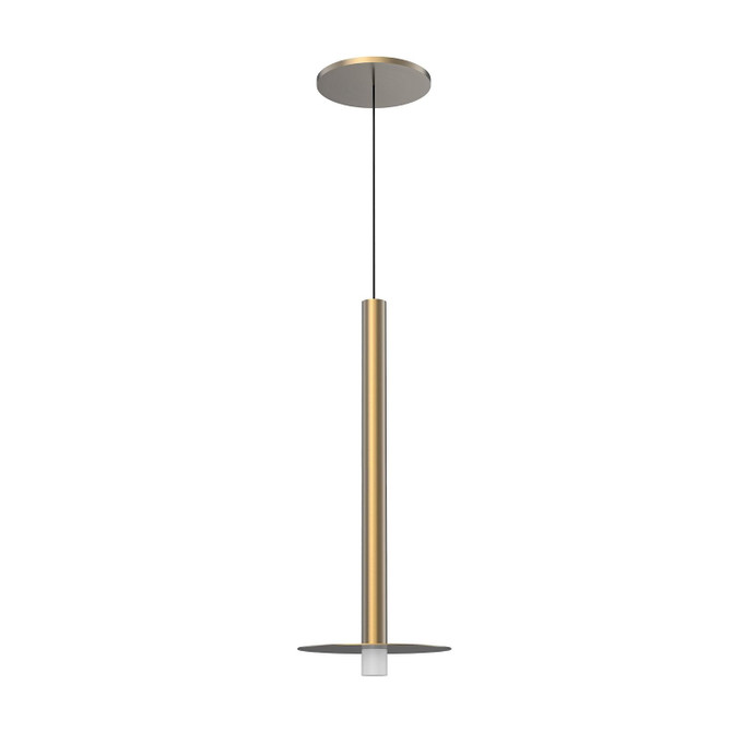 KUZCO Lighting PD15416-BG Elixir - 6W LED Pendant-14.75 Inches Tall and 5.88 Inches Wide, Finish Color: Brushed Gold