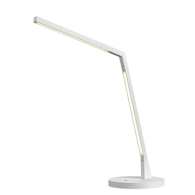 KUZCO Lighting TL25517-BG Miter - 14W LED Table Lamp-16.5 Inches Tall and 6 Inches Wide, Finish Color: Brushed Gold