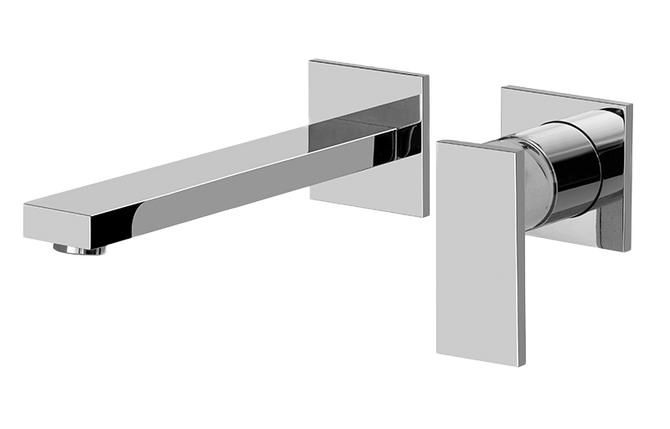 GRAFF G-3736-LM31W-AU-T Solar Wall-Mounted Lavatory Faucet w/Single Handle - Trim Only
