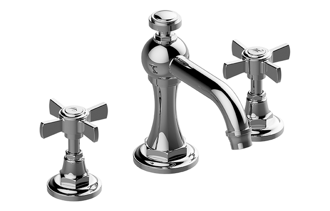 GRAFF G-6910-C16B-PC Camden Widespread Lavatory Faucet w/Cross Handle