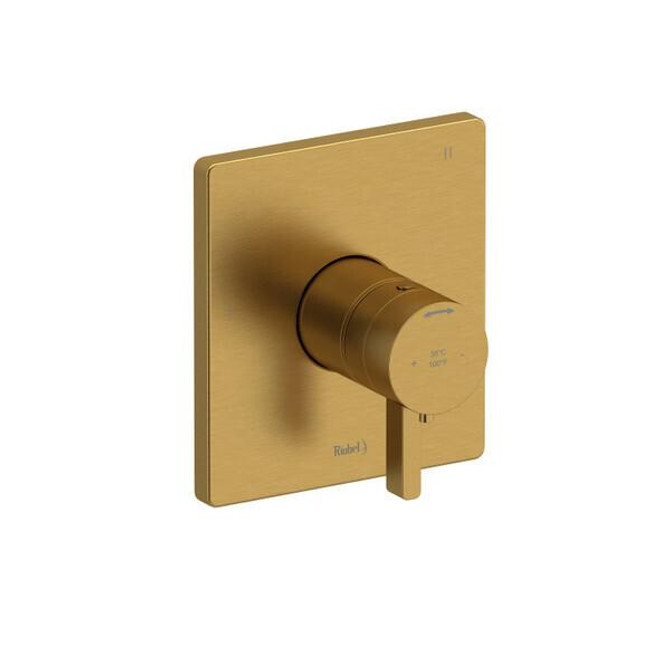 Paradox 1/2" Therm & Pressure Balance Trim with 5 Functions (Shared) Brushed Gold