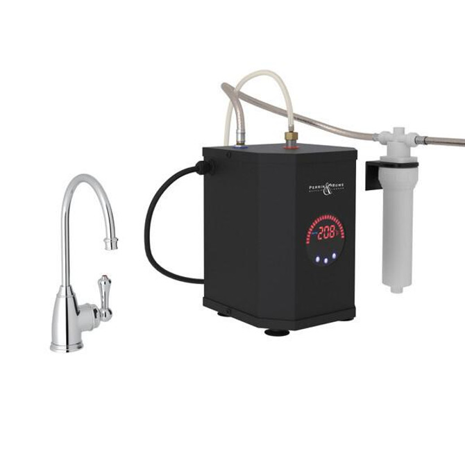 Georgian Era Hot Water Dispenser, Tank And Filter Kit Polished Chrome