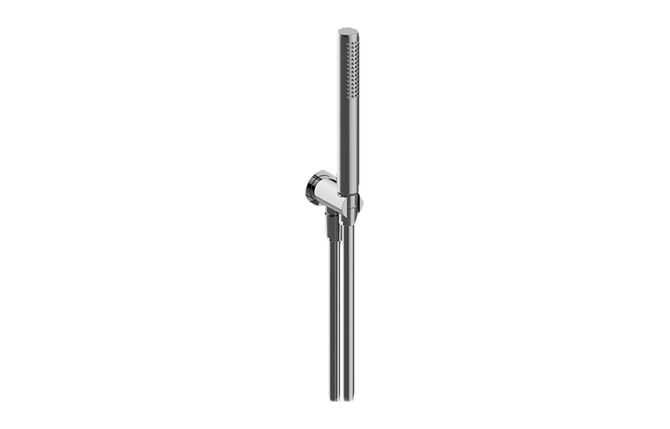 GRAFF G-8627-PN Contemporary Handshower Set w/Wall Bracket and Integrated Wall Supply Elbow