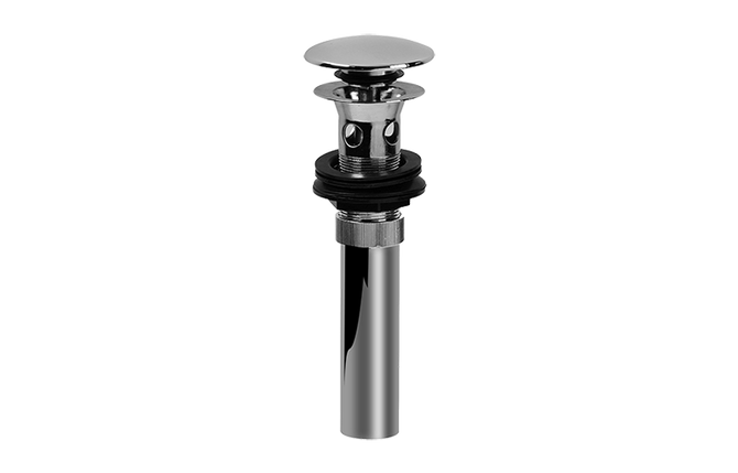 GRAFF G-9956-BAU Push-Top Umbrella Pop-Up Drain with Overflow