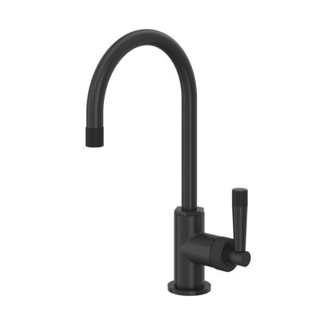 Graceline® Bar/Food Prep Kitchen Faucet With C-Spout Matte Black