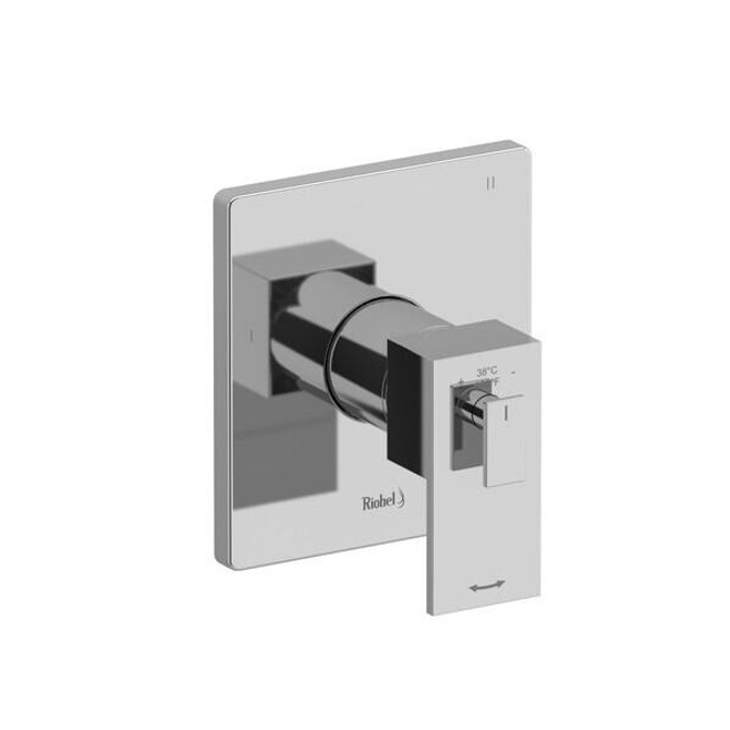 Kubik 1/2" Therm & Pressure Balance Trim with 5 Functions (Shared) Chrome