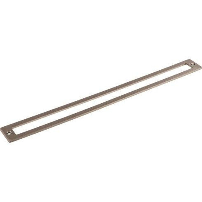 Hollin Backplate 12" (c-c) - Brushed Satin Nickel