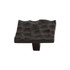 Cobblestone Square Knob 1 15/16" - Coal Black