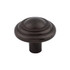 Aspen Button Knob 1 3/4" - Medium Bronze