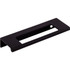 Europa Cut Out Tab Pull 3 3/4" (c-c) - Flat Black