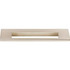 Europa Cut Out Tab Pull 5" (c-c) - Brushed Satin Nickel
