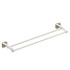 Salomé Double 24" Towel Bar Polished Nickel